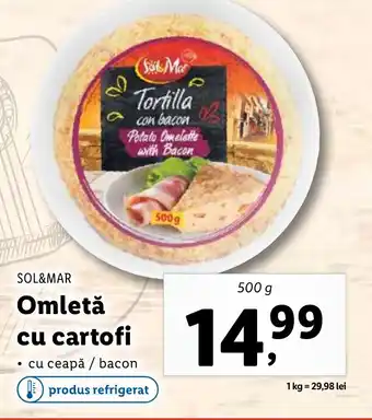 Lidl SOL&MAR Omletă cu cartofi Ofertă