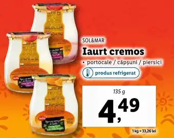 Lidl SOL&MAR Iaurt cremos Ofertă
