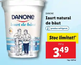 Lidl DANONE Iaurt natural de băut Ofertă