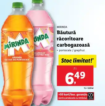Lidl MIRINDA Băutură răcoritoare carbogazoasă Ofertă