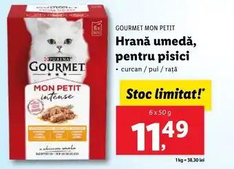 Lidl GOURMET MON PETIT Hrană umedă, pentru pisici Ofertă