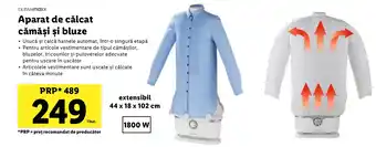 Lidl Aparat de călcat cămăși și bluze Ofertă