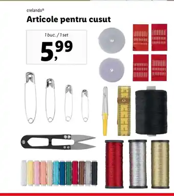 Lidl Articole pentru cusut Ofertă
