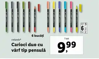 Lidl Carioci duo cu vârf tip pensulă Ofertă
