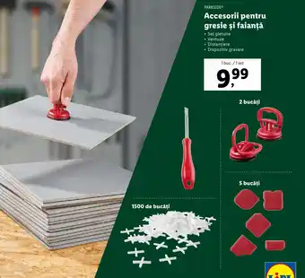 Lidl Accesorii pentru gresie și faianță Ofertă