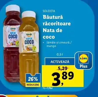 Lidl SOLEVITA Băutură răcoritoare Nata de сосо Ofertă