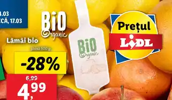 Lidl Lămâi bio Ofertă