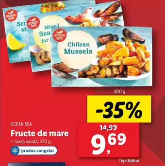 Lidl OCEAN SEA Fructe de mare Ofertă