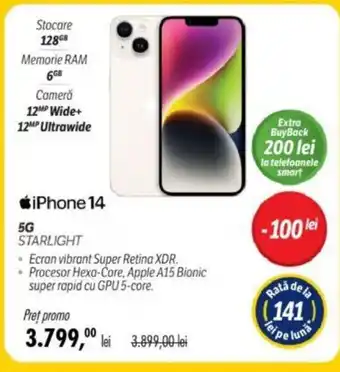 iPhone 14 5G STARLIGHT