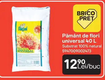 Pământ de flori universal 40 L