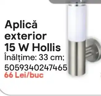 Brico Depôt Aplică exterior 15 W Hollis Ofertă