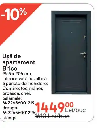 Brico Depôt Uşă de apartament Brico Ofertă