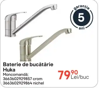 Brico Depôt Baterie de bucătărie Huka Ofertă