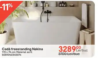 Cadă freestanding Nakina