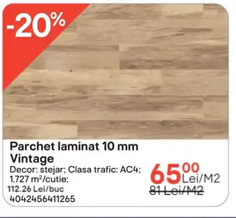 Brico Depôt Parchet laminat 10 mm Vintage Ofertă