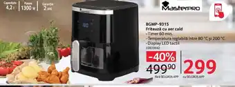 Selgros BGMP-9315 Friteuză cu aer cald Ofertă