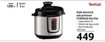 Selgros Oală electrică sub presiune CY505e30 One Pot Ofertă