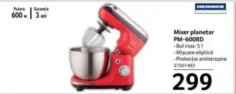 Selgros Mixer planetar PM-600RD Ofertă