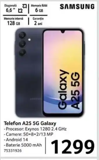 Selgros Telefon A25 5G Galaxy Ofertă