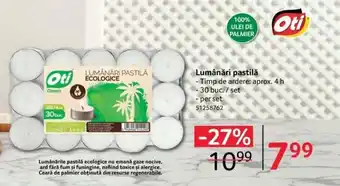 Selgros Lumânări pastilă Ofertă