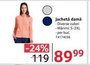 Selgros Jachetă damă Ofertă