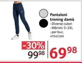 Selgros Pantaloni trening damă Ofertă