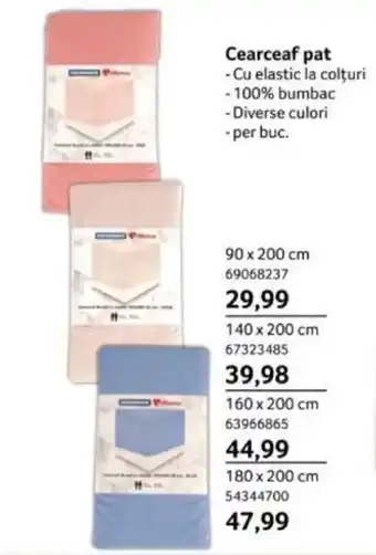 Selgros Cearceaf pat Ofertă