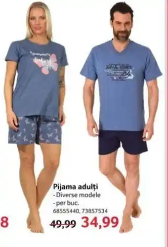 Selgros Pijama adulți Ofertă