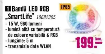 Hornbach Bandă LED RGB SmartLife Ofertă