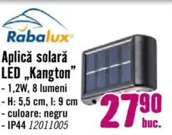 Aplică solară LED Kangton