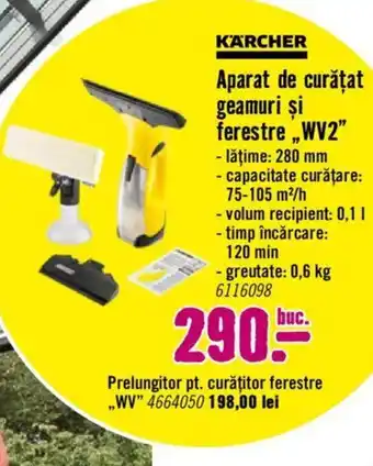 KÄRCHER Aparat de curățat geamuri şi ferestre „WV2"