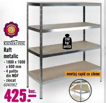Raft metalic 1800x1600x600 mm