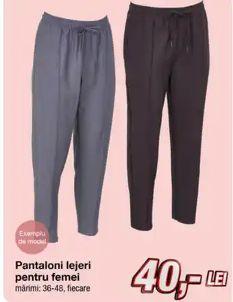 Kik Pantaloni lejeri pentru femei Ofertă