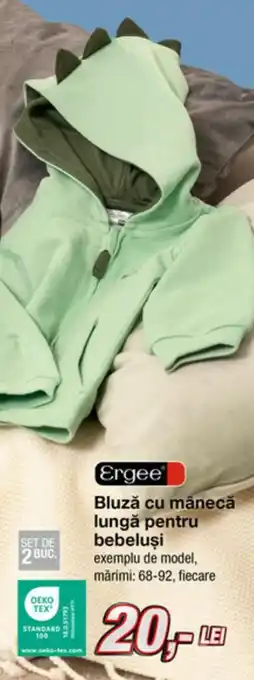 Kik Bluză cu mânecă lungă pentru bebeluşi Ofertă