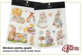 Stickere pentru geam