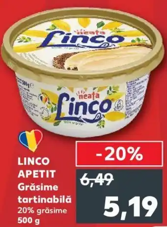 LINCO APETIT Grăsime tartinabilǎ