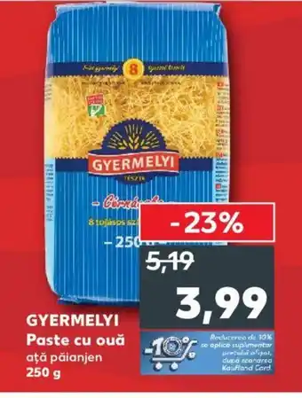 Kaufland GYERMELYI Paste cu ouă Ofertă