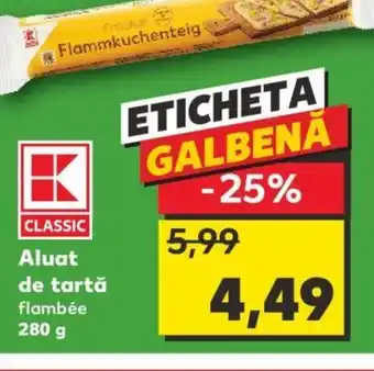 Kaufland Aluat de tartǎ Ofertă
