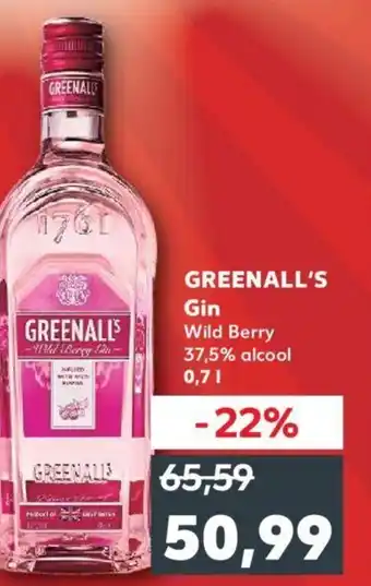 Kaufland GREENALL'S Gin 0.7L Ofertă