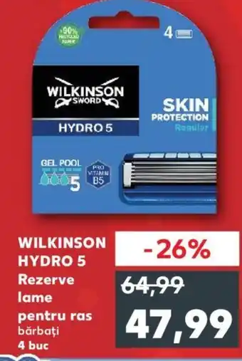 Kaufland WILKINSON HYDRO 5 Rezerve lame pentru ras Ofertă