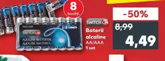 Kaufland Baterii alcaline AA/AAA Ofertă