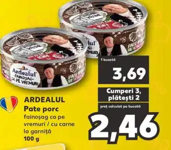Kaufland ARDEALUL Pate porc Ofertă