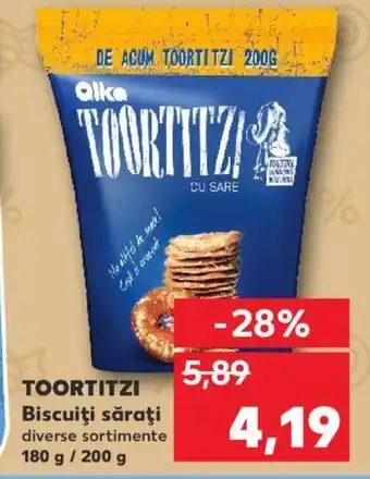 Kaufland TOORTITZI Biscuiţi săraţi Ofertă