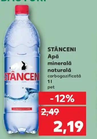 Kaufland STÂNCENI Apă minerală naturală 1L Ofertă