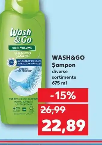 Kaufland WASH&GO Şampon Ofertă