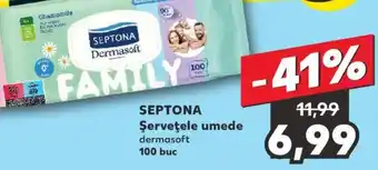 Kaufland SEPTONA Şerveţele umede Ofertă