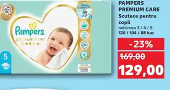 Kaufland PAMPERS PREMIUM CARE Scutece pentru copii Ofertă