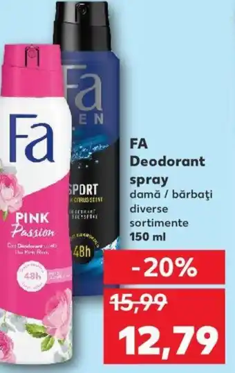 Kaufland FA Deodorant spray Ofertă