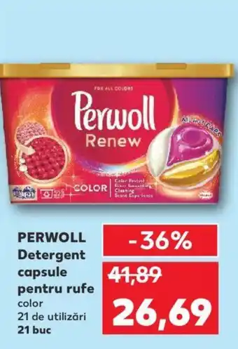 Kaufland PERWOLL Detergent capsule pentru rufe Ofertă