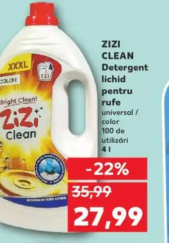 Kaufland ZIZI CLEAN Detergent lichid pentru rufe Ofertă